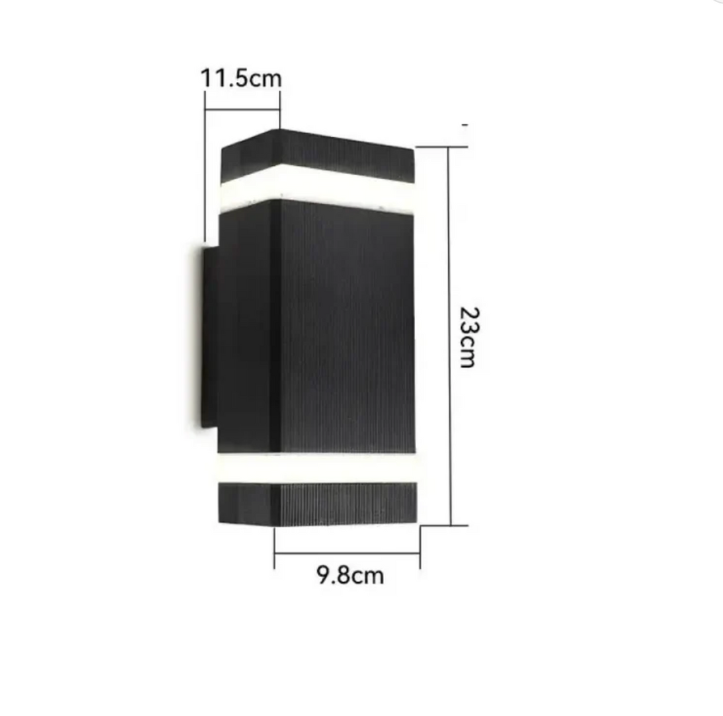Outdoor wall lights- Waterproof with Decorative Light Effect