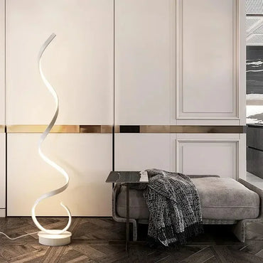 Living Room Floor Lamp - Sculptural Design and Ambient Lighting