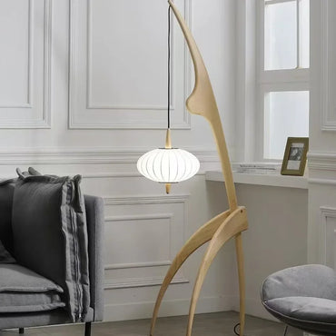 Lampadaire salon – Design Organique et Élégant pour Intérieur Contemporain