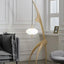 Lampadaire salon – Design Organique et Élégant pour Intérieur Contemporain