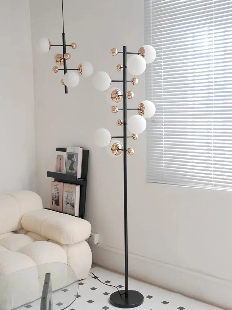Living Room Floor Lamp – Sculptural and Contemporary Lighting for High-End Interiors
