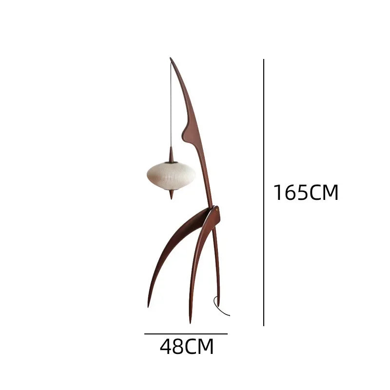 Lampadaire salon – Design Organique et Élégant pour Intérieur Contemporain