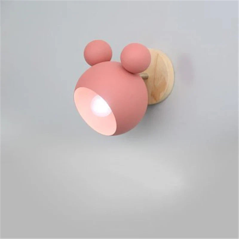 Children’s Wall light – Designer Lamp for Children's Room in Metal and Wood