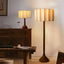 Living Room Floor Lamp and Bedside Lamp – Elegant Design with Linen Lampshade