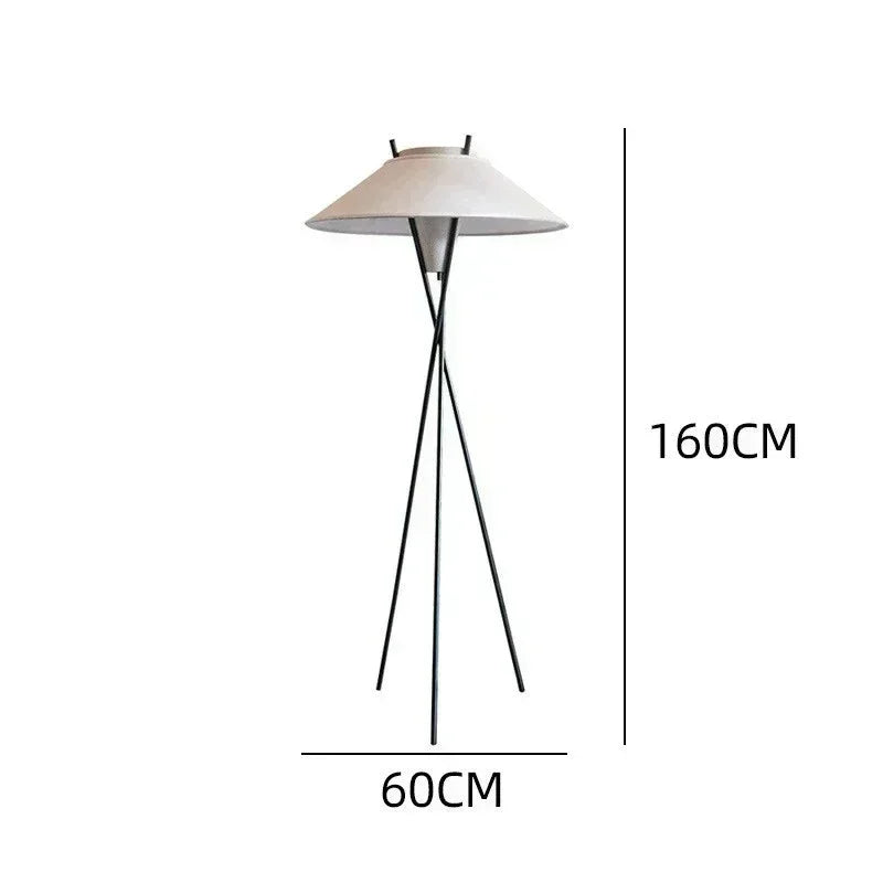 Floor Lamp for Living Room – Minimalist Design with Flared Shade for Contemporary Interior