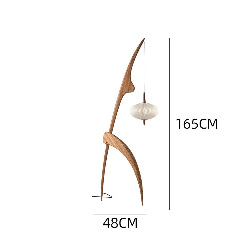 Lampadaire salon – Design Organique et Élégant pour Intérieur Contemporain