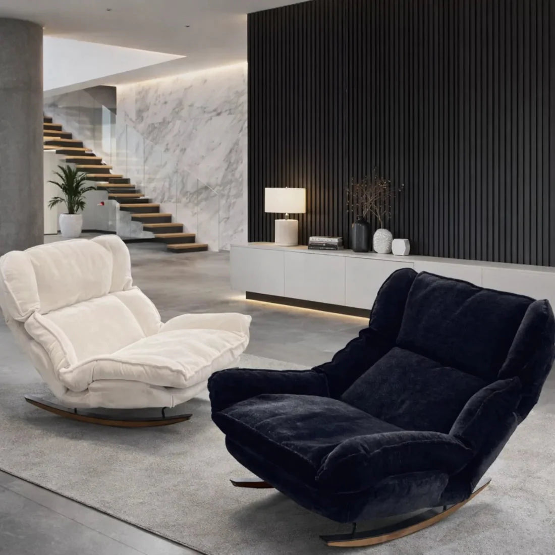 Rocking Chair – KOKONA – Confort Douillet Inclinable