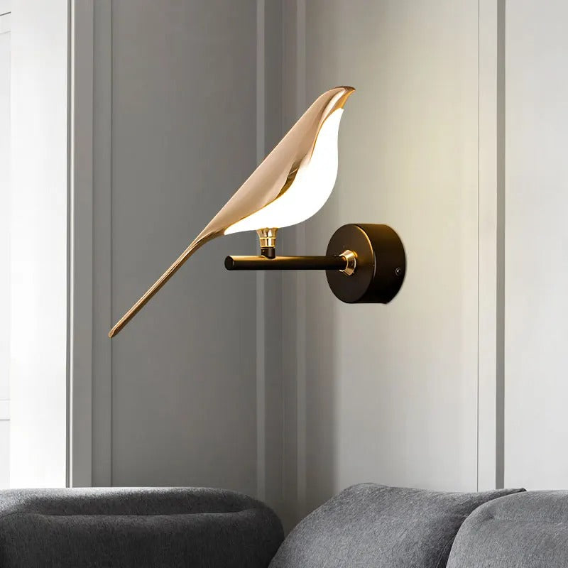 Wall light - Elegant Gold Metal Design Light for a Refined Interior
